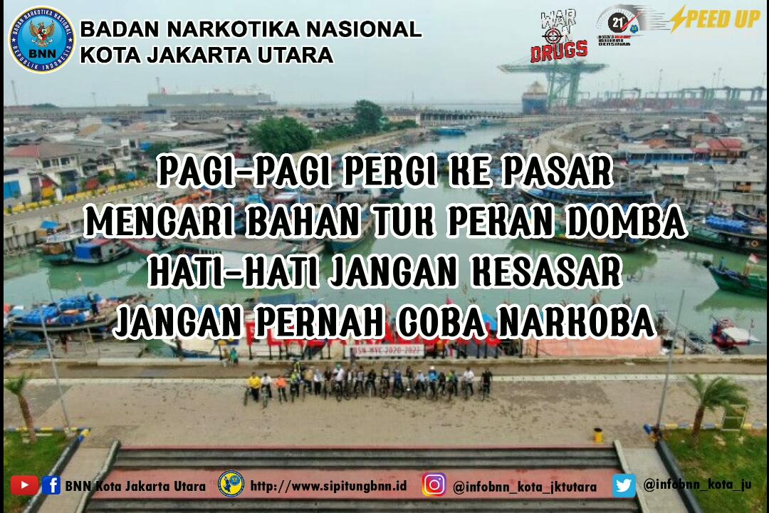 infobnn_kota_ju's tweet photo. Halo #SoberJakut admin mau kasih pantun untuk kalian nih, yuk dibaca. 😎
@INFOBNN
#BNNKJakut
#Pantut
#Narkoba
#Cakep
#JakutBersinar
#IndonesiaBersinar
#SpeedNeverLetUp
#WarOnDrugs https://t.co/7UrQcMisY9