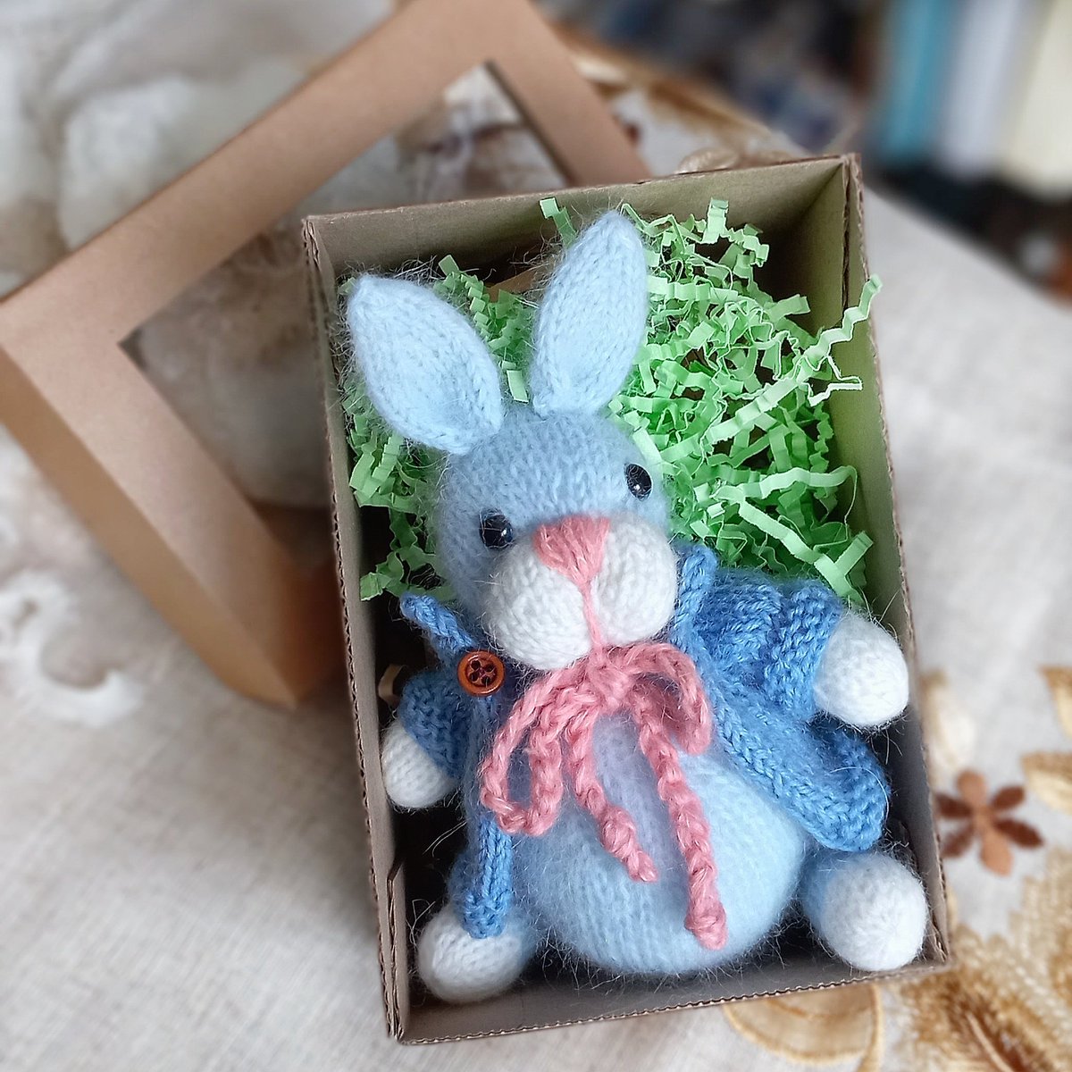 ToysKnittedToys's tweet image. This rabbit can become your best friend and end up in your house. dailydoll.shop/shop/rabbit-bl… #Easter #rabbittoy #jift