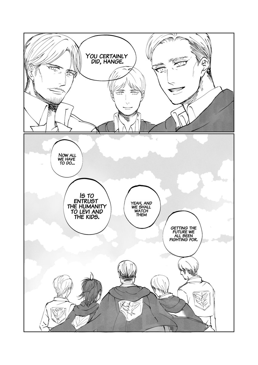 Maerwin21's tweet photo. Welcome to the club, Hange-san. https://t.co/5F1FA4bvLC