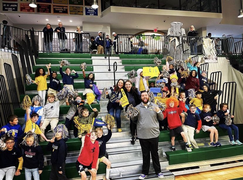 Huge shout out to the entire 3rd grade for coming out & bringing the Spartan spirit to the state semifinals!! 🥳🤩🎉Thanks to Assistant Coach Andy Routzahn & our administration for making it happen! #MoreThanASchool #rvaw #804Varsity