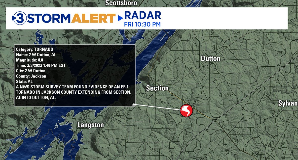 Local 3 News on Twitter "NWS survey team found evidence of an EF1