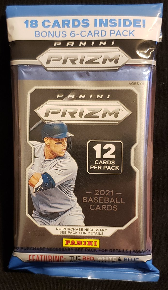 3bangerbreaks's tweet photo. #TBBin23 Day 63 of 365 Giveaways is a 2021 #Panini #Prizm ⚾️ Pack!

18 Cards Inside!

1. Follow @3bangerbreaks
2. Retweet
3. Tell me a baseball joke :)

#Giveaways #sharingiscaring #thehobby #TBBDraft #TradingCards #MLB #WorldSeries #jokes #baseballcards #sports #whodoyoucollect https://t.co/jBYbPkOrDP