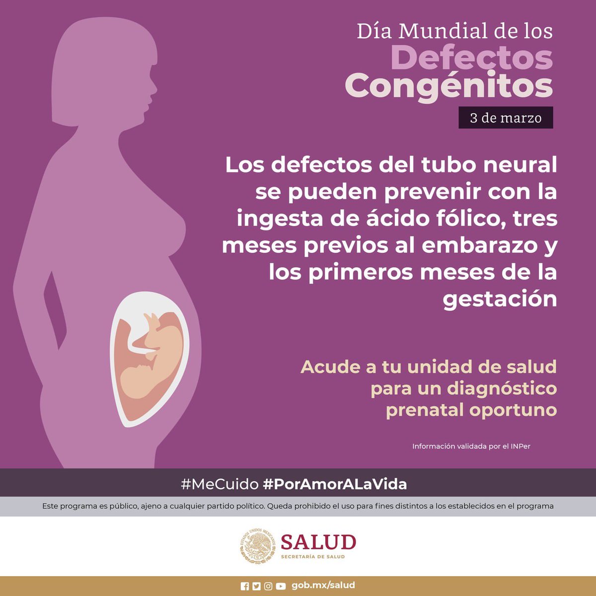medifet's tweet image. 3 de marzo I Día Mundial de los #DefectosCongénitos 🤰🏻

Los #defectos #congénitos son las alteraciones que afectan al embrión o #feto. Dañan la capacidad de funcionamiento del cuerpo e impiden que los #reciénnacidos tengan un proceso normal de desarrollo.

bit.ly/3JaELbP