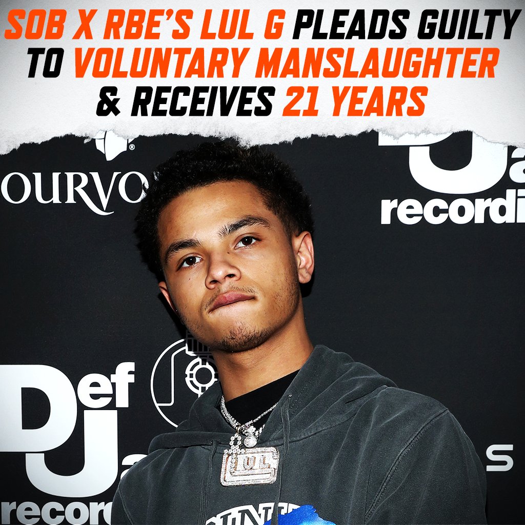 TheThizzler's tweet photo. Vallejo's Lul G pled no contest to Voluntary Manslaughter for his role in a 2019 shooting where a former associate was shot dead. #LulG has been sentenced to serve 21 years according to his public defender.
Via: @XXL https://t.co/4WBS86nJdv