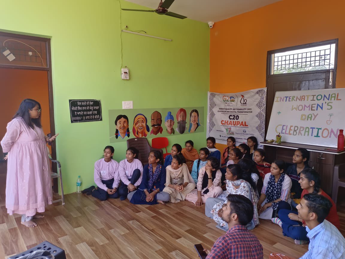C20EG's tweet photo. Youth Dreamers Foundation held a #C20 Chaupal for women and adolescent girls on their rights and career opportunities in Mohali, Punjab. 

Register to be part of our outreach program: https://t.co/Rw6vdxLAMD

#C20India2023 #YouAreTheLight #G20India https://t.co/he3hDSHSRp