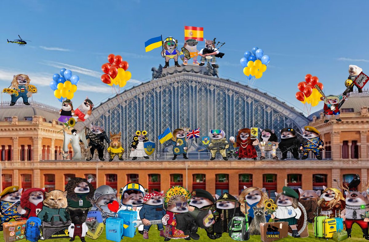 bopandy1's tweet photo. Choo Choo fellas! 🚆🛤 After a slight detour to twitter jail our #NAFOfleet Madrid🇪🇸-Kyiv🇺🇦 🚆 is back on 🛤 @DeltaJ26 @rej0604 @KRex_N_Effect &amp; @ky_painter join us and our VVIP will be here very shortly 😍🤩 #NAFO #NAFOfleet #NAFOtrains #NAFOrail #ThisIsTheWayRail @Official_NAFO https://t.co/3mcBTuF6Yv