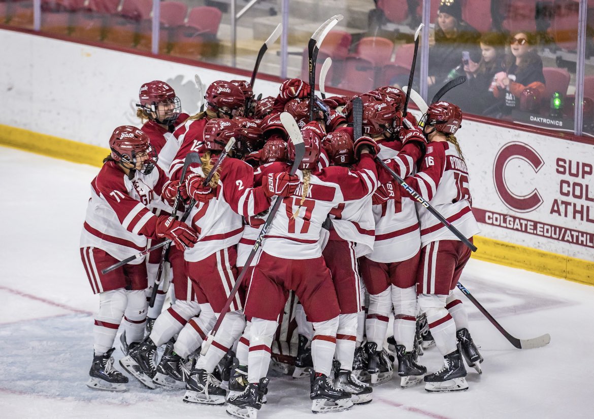 Colgate Women’s Soccer (@colgatewsoc) on Twitter photo It’s been a great couple of days to be a Raider in the postseason! Congrats <a href="/ColgateMBB/">Colgate Men's Basketball</a>, <a href="/ColgateWIH/">Colgate Women’s Hockey</a> and <a href="/ColgateMIH/">Colgate Men's Hockey</a>, advancing on to the next rounds! March in Hamilton just hits different! Good luck tomorrow to these ladies as they compete for an ECAC Championship! #gogate It’s been a great couple of days to be a Raider in the postseason! Congrats <a href="/ColgateMBB/">Colgate Men's Basketball</a>, <a href="/ColgateWIH/">Colgate Women’s Hockey</a> and <a href="/ColgateMIH/">Colgate Men's Hockey</a>, advancing on to the next rounds! March in Hamilton just hits different! Good luck tomorrow to these ladies as they compete for an ECAC Championship! #gogate