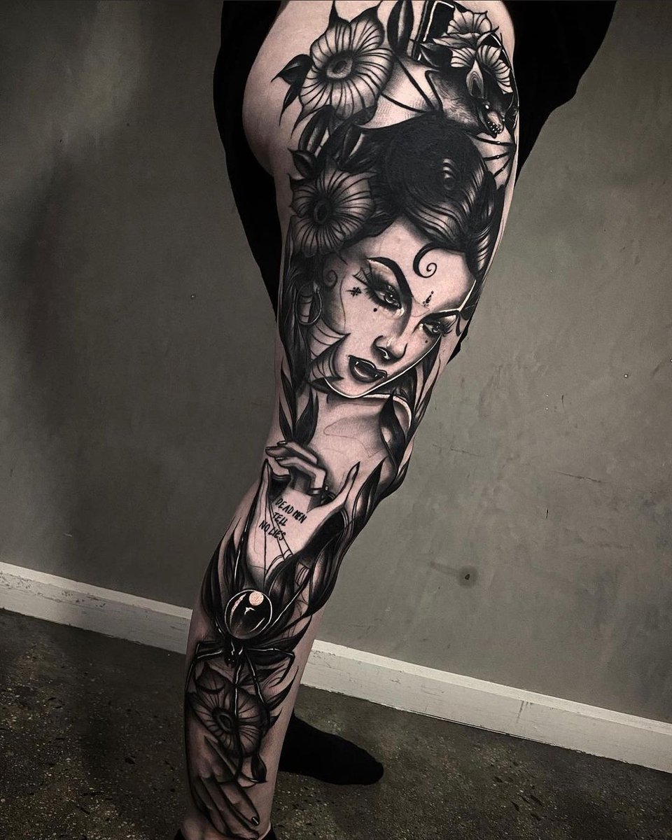 Witch tattoo by xia_tattoo from Melbourne, Victoria, Australia 

#witchtattoo #darktattoo #darkart #tattoo #tattooideas #tattooartist #tattoodesign #blackworktattoo #portraittattoo #melbournetattooartist #australiantattoo