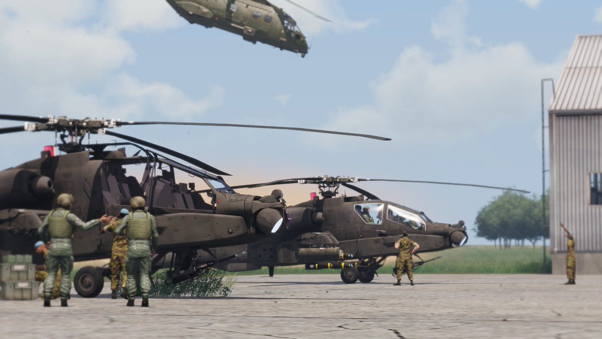 664 SQN AAC has officially joined the RMMU! The AH64 will now officially join us for the future campaign and beyond.

Like what you see and want to be involved?
Join us: linktr.ee/rmmilsim

#arma #arma3 #arma3unit #milsim #hoofing #RMMU #AAC #Apache #AH64 <a href="/ArmaPlatform/">Arma Platform</a>