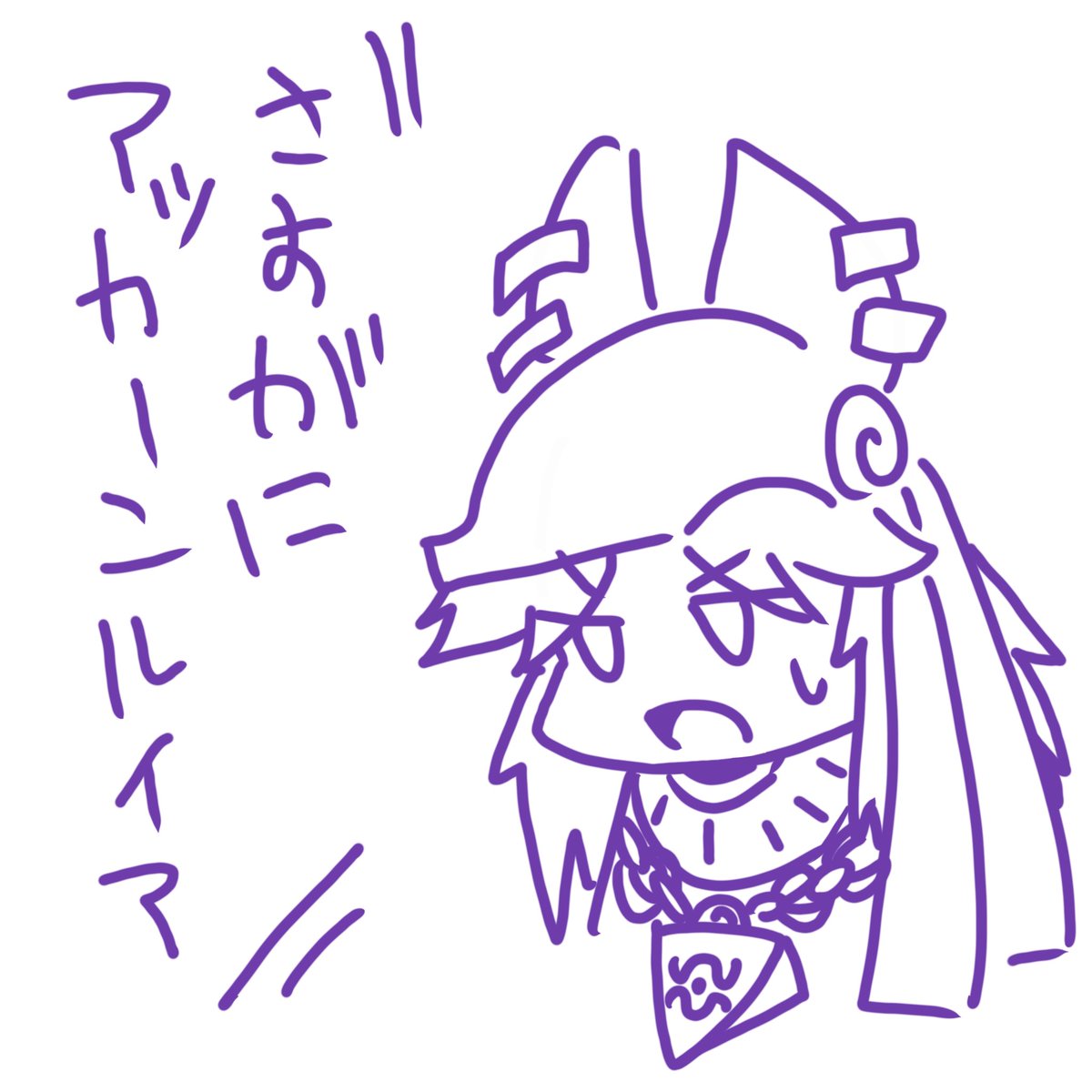 原稿ばっか。。。原神の絵かきたい 