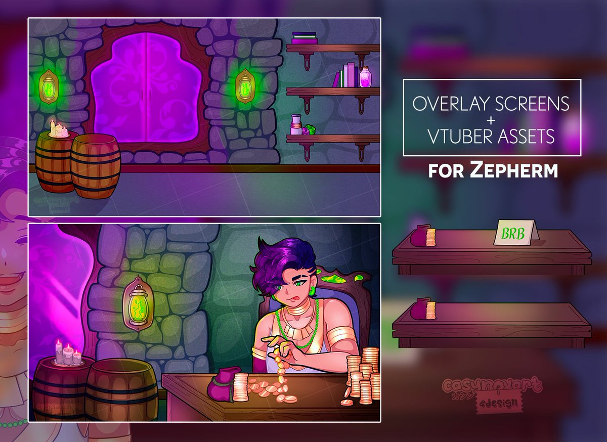 Casyn_ova's tweet photo. Overlay and Asset c💜mm finished for @Zepherm 💚 https://t.co/oFJnA9adv9