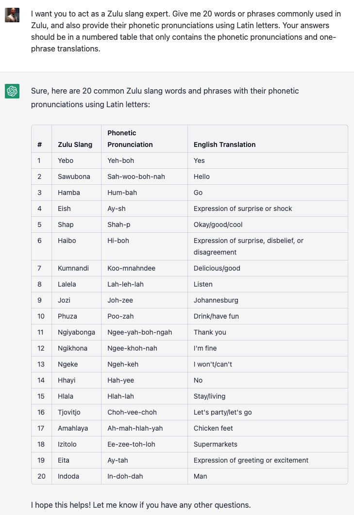 Check out this ChatGPT prompt