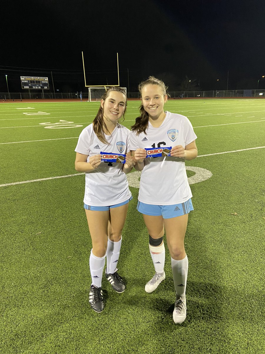 Our #STP Players of the Game tonight are juniors Sam Boettiger and Lindsey Spera!!! #ProsperProud