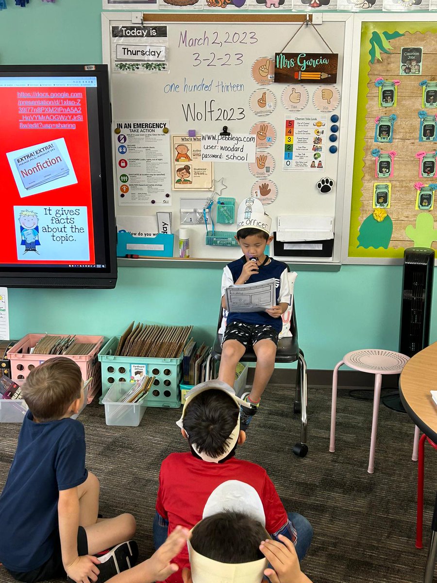 WoodardCFISD's tweet photo. The #ALLINWolfpack 3rd graders have inspired 1st graders to create &amp; read their stories @MFinalFour #MFinalFour #ReadToTheFinalFour with @CyFairISD #CFISDSPIRIT @suebrenz @jesmcallister @KGrahmann @MrsNgo04 @Woodard_Counsel @ReubertaBitz @MrsClevenger1 @KHOU https://t.co/lIeBJXFk0U