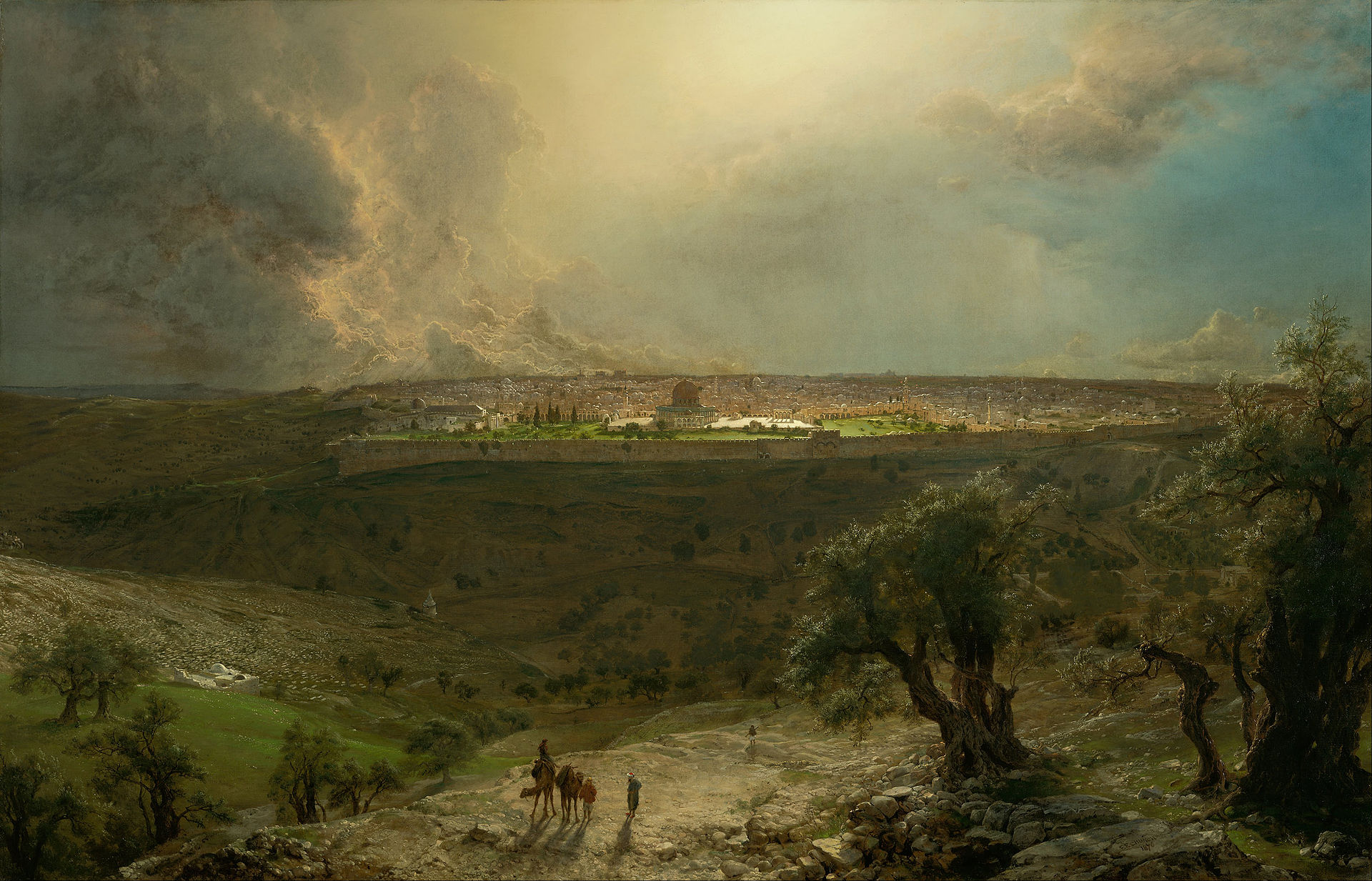 His later works have a lyrical, thoroughly poetic quality.

Whereas other members of the Hudson Rive