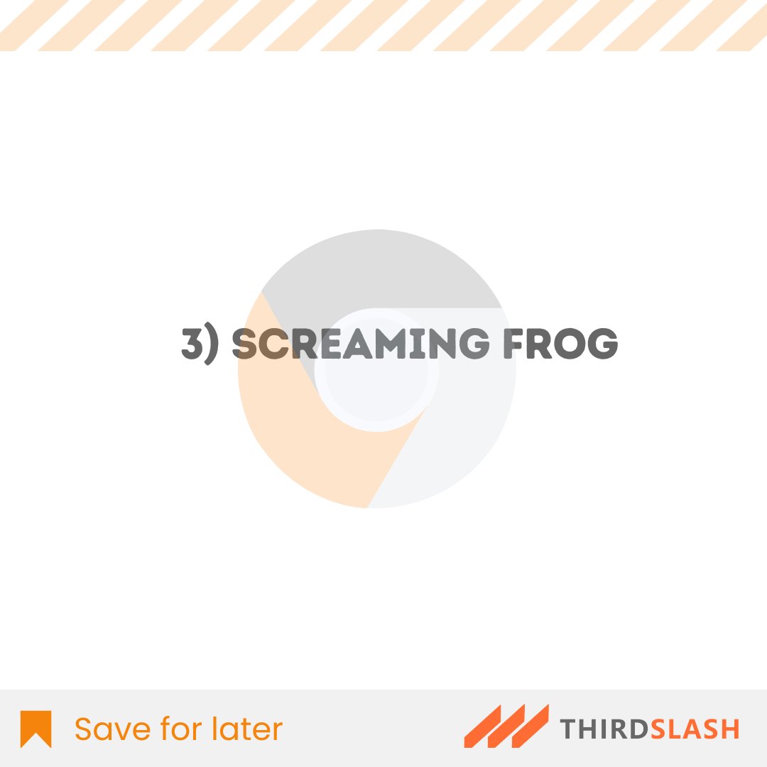 ThirdSlash's tweet image. Then SEO chrome will be very helpful &amp;amp; handy to assist you in developing your strategies faster.
1 MozBar
2 Growthbar 
3 Screaming Frog 

#Bestseoextentions #Seoextention #chromeextentions #chrome #Seo #seoagency #seostrategy #Digitalmarketing  #thirdslash