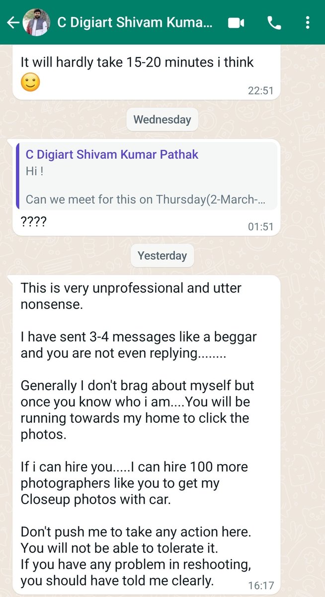 @SriChaitanyaGro is this @SKP_277 kind of people with poor ego you have hired for your institute? For these kind of people you will get bad reviews and face the problems.@InfinityLearn_ @unacademy He has paid for a service that he has received yet he thinks he can arm twist me