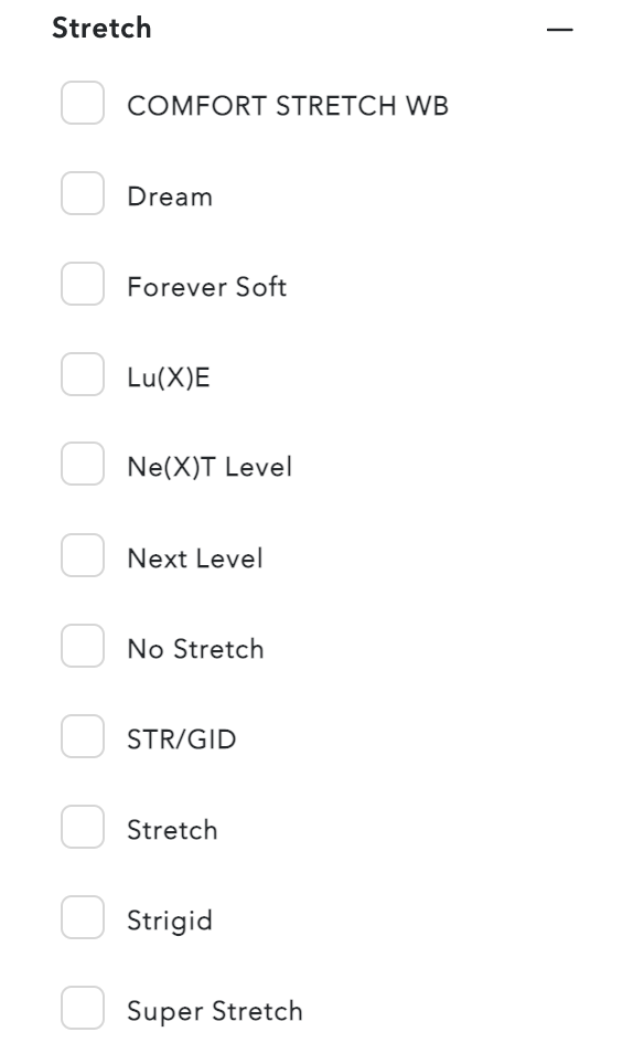 brandyismagic's tweet photo. I wish I was involved in naming levels of stretch for jeans website. Because this is not working for me. https://t.co/qAmj6Ua5VW