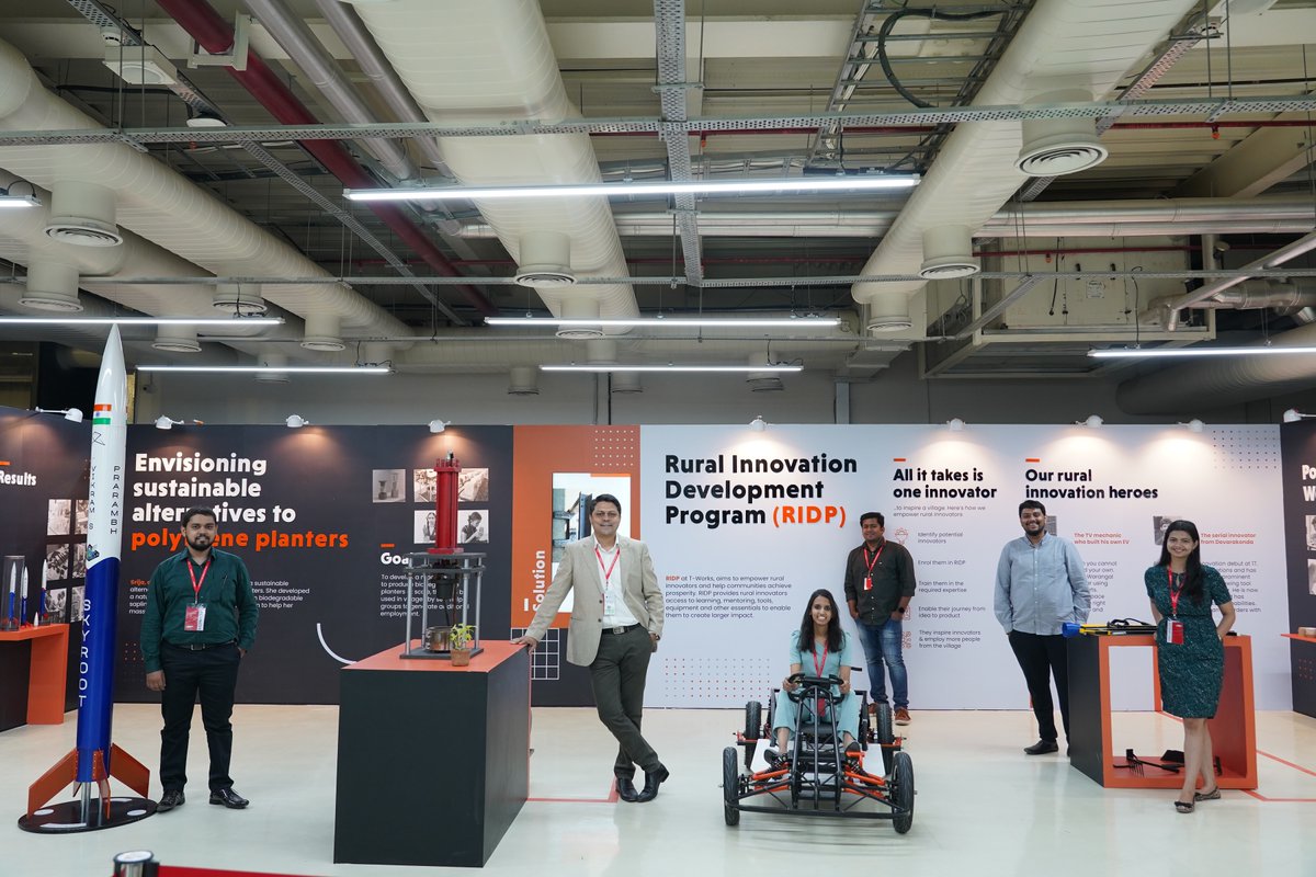 WhiteCloudBrand's tweet photo. Our team collaborated with the @TWorksHyd team to create exhibits for the facility’s inauguration on March 2.

We used a mix of static and video #content (with the actual prototypes on display) to keep visitors engaged.

#TWorksHyderabad #TWorks #telangana #HappeningHyderabad https://t.co/VisUA64jiF