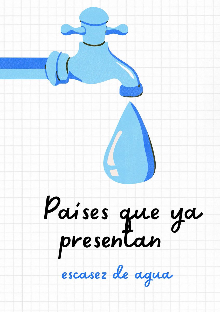 Cuidemos_'s tweet photo. Países que ya presentan el escasez del agua https://t.co/jZhFNqMKjj