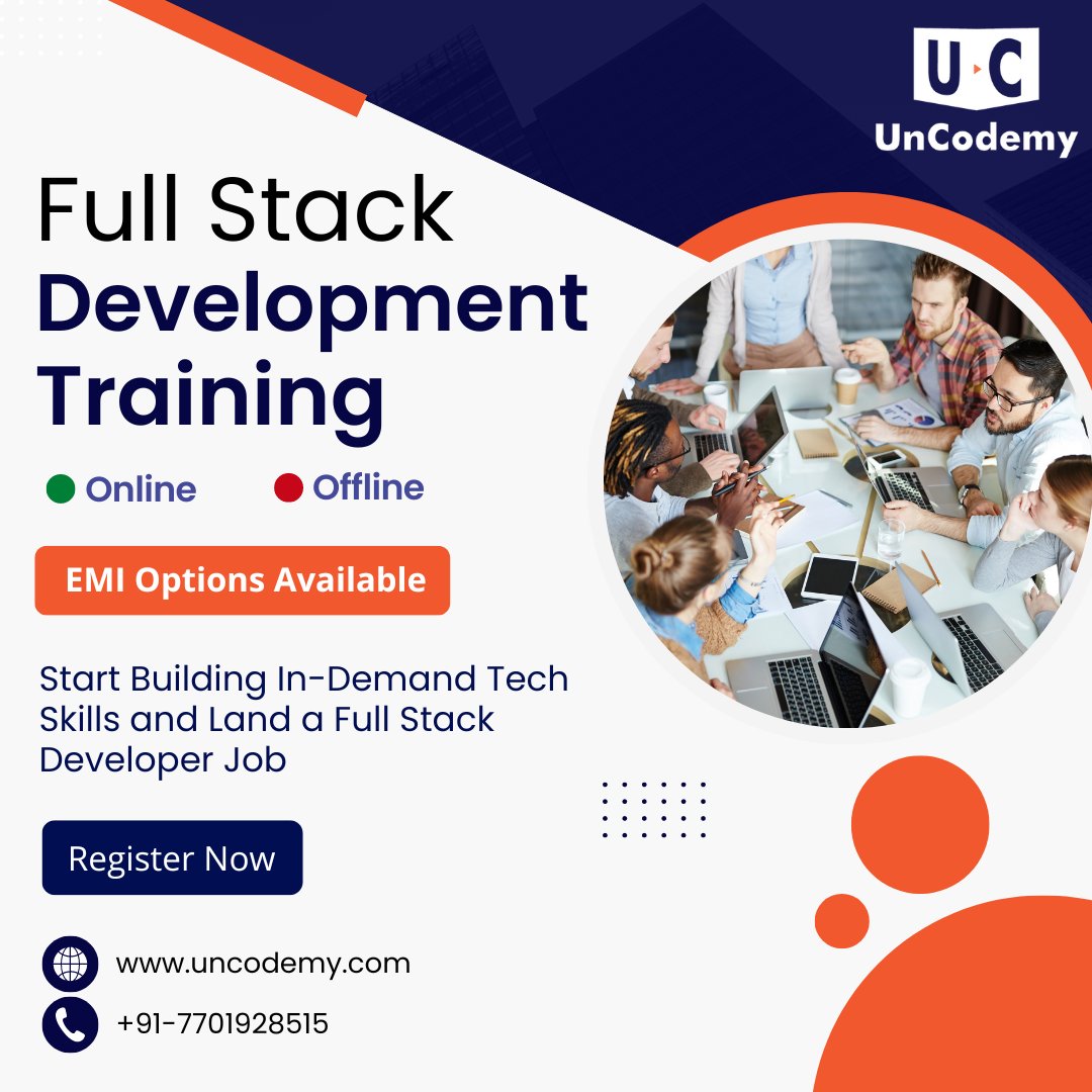 uncodemy's tweet image. Join us now and take your first step towards becoming a Full Stack Developer! 🔥
➡️ uncodemy.com
📞 +91-7701928515
.
.
.
.
#FullStackDevelopment #FullStackTraining #FullStackCourse #WebDevelopment #CodingSkills #BackendDevelopment #FrontendDevelopment