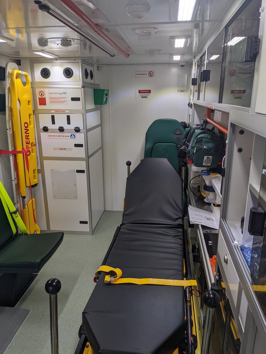 I've just completed one of my annual Core Skills Refresher days, at one of our dedicated education centres - which includes a training ambulance to help with scenario realism 👌
