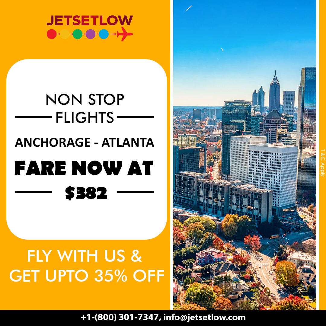 Jet Set Low on Twitter "Non Stop Flight To Atlanta from Anchorage Book