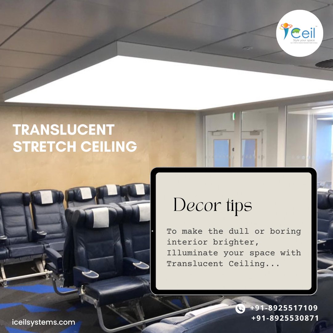 iceilsys's tweet image. To make the dull or boring interior brighter, Illuminate your space with Translucent Ceiling....iceilsystems.com 

#stretchceilingdrywall 

#stretchceilingusa 

#TranslucentCeiling   

#3dstretchceiling 

#stretchceilingdesign 

#stretchceiling