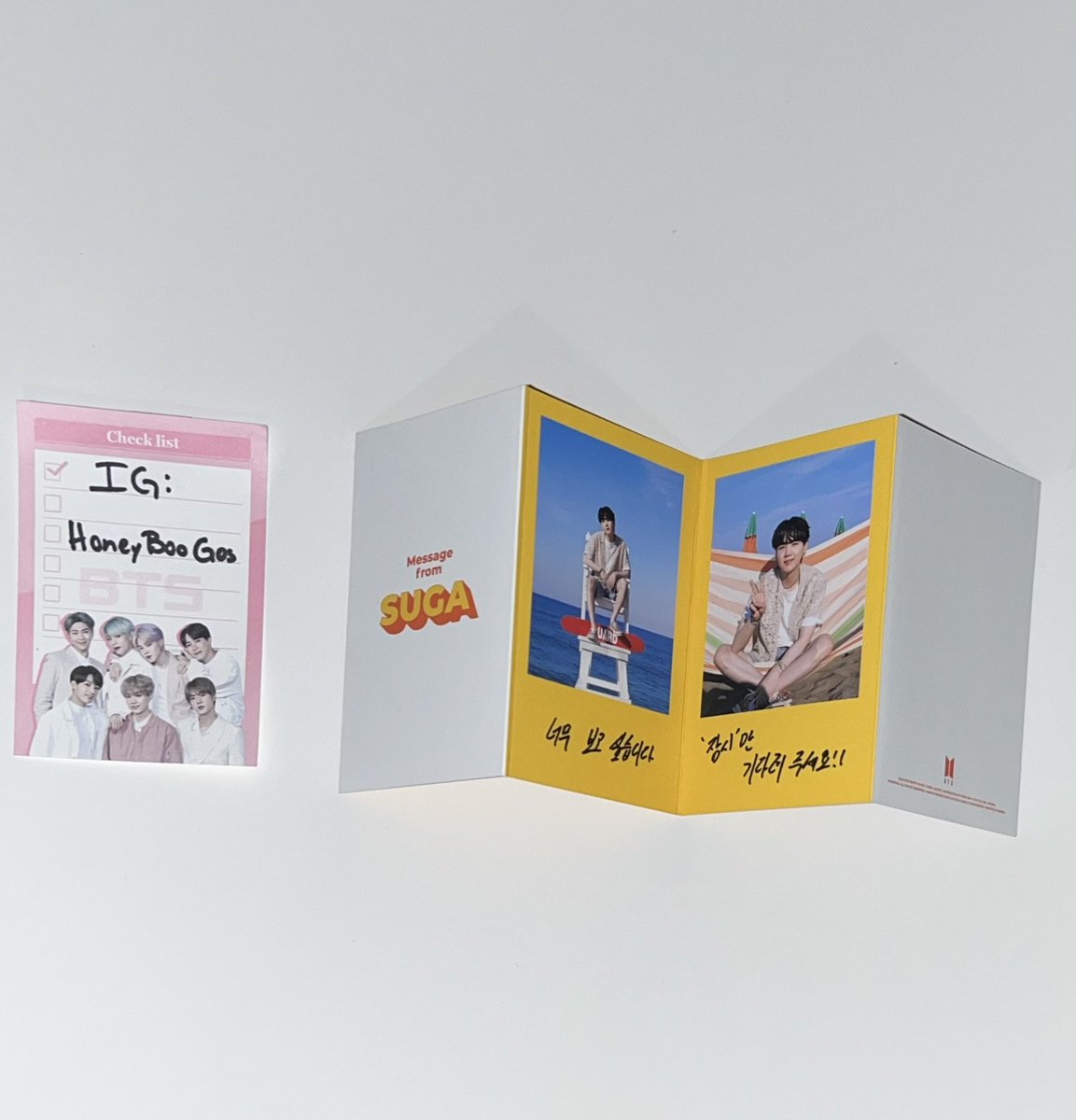 HoneyBooGOs's tweet image. ✨WTS✨

BTS: BUTTER folded message card
✅

$5 + shipping

Shipping:
$2 stamp / $3.50 tracking 

#wts #btspcs #kpopsale #kpop #BTSbutter #HoneyBooGos #army #bts #sugabts #wtssugapc #wtssuga