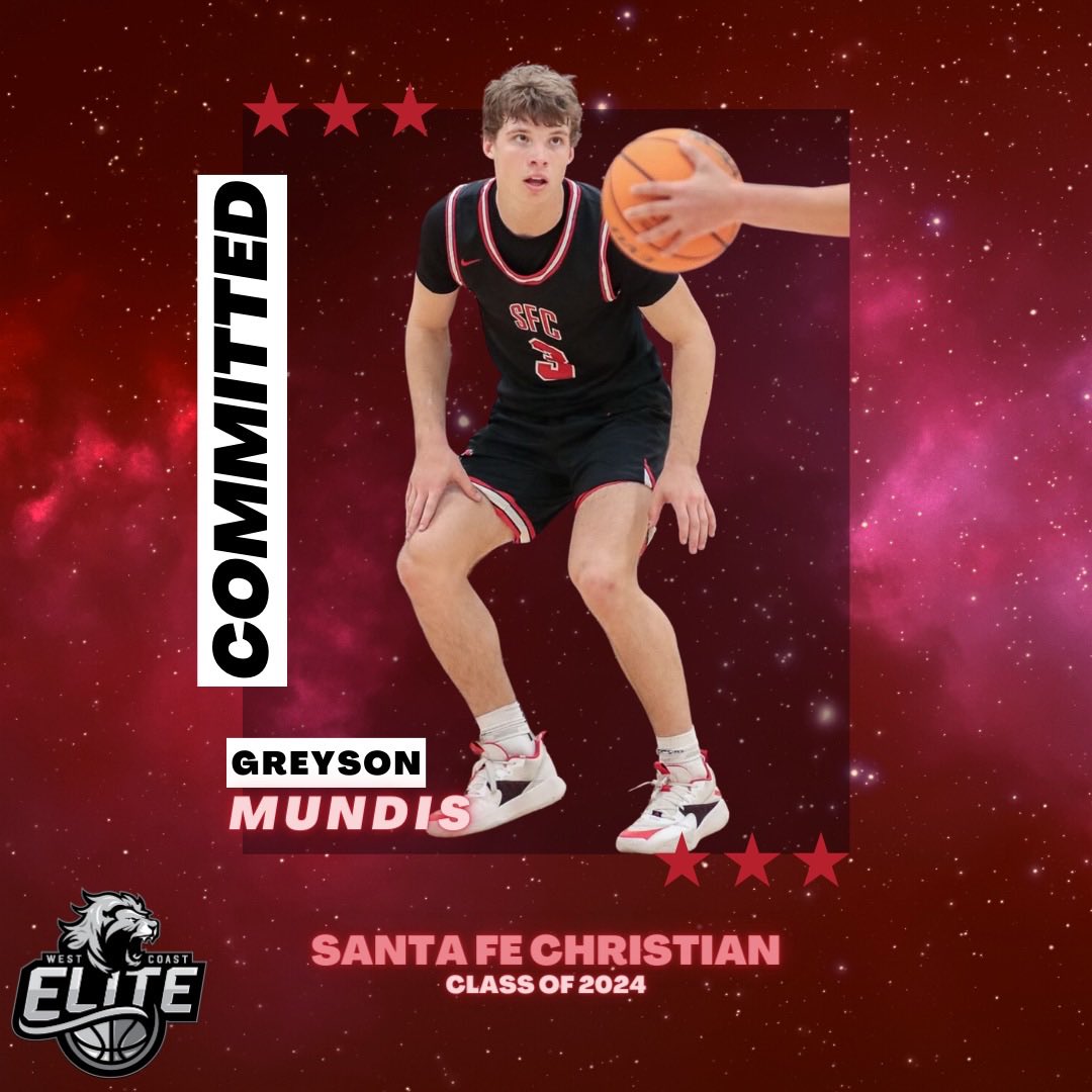 multilevelbball's tweet photo. Welcome 2024 Santa Fe Christian Greyson Mundis to the program! 

Greyson brings a level of toughness and basketball IQ that every top tier program needs. He played a huge role on a 24-6 Open Division team and helped them secure a league title. We are fortunate to have him! https://t.co/osjvuL0qMU
