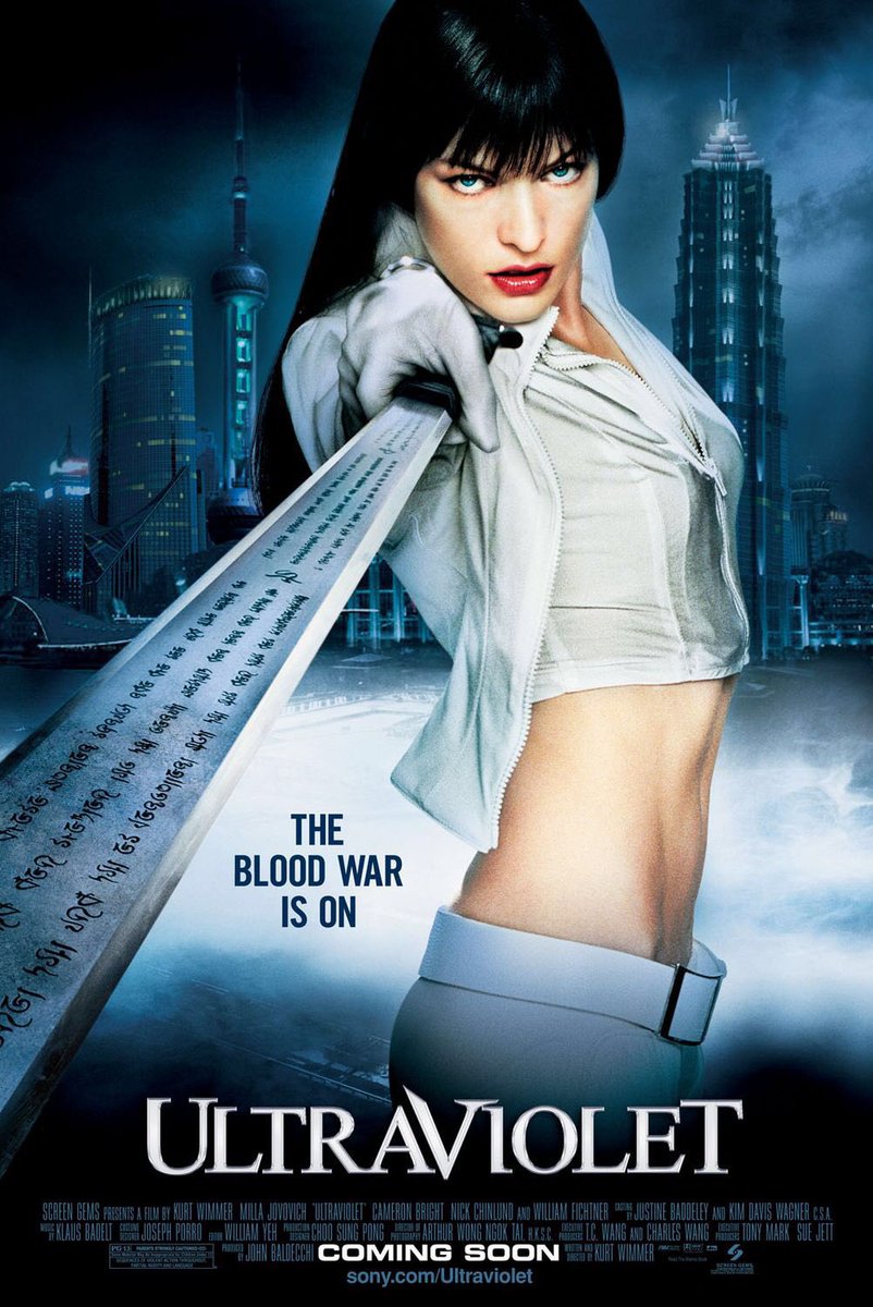 FilmNewsNos's tweet image. 🎬MOVIE HISTORY: 17 years ago today, March 3, 2006, the movie ‘Ultraviolet’ opened in theaters!

#MillaJovovich #CameronBright #NickChinlund #WilliamFichtner #ScottPiper #SebastienAndrieu #ChristopherGarner #KurtWimmer