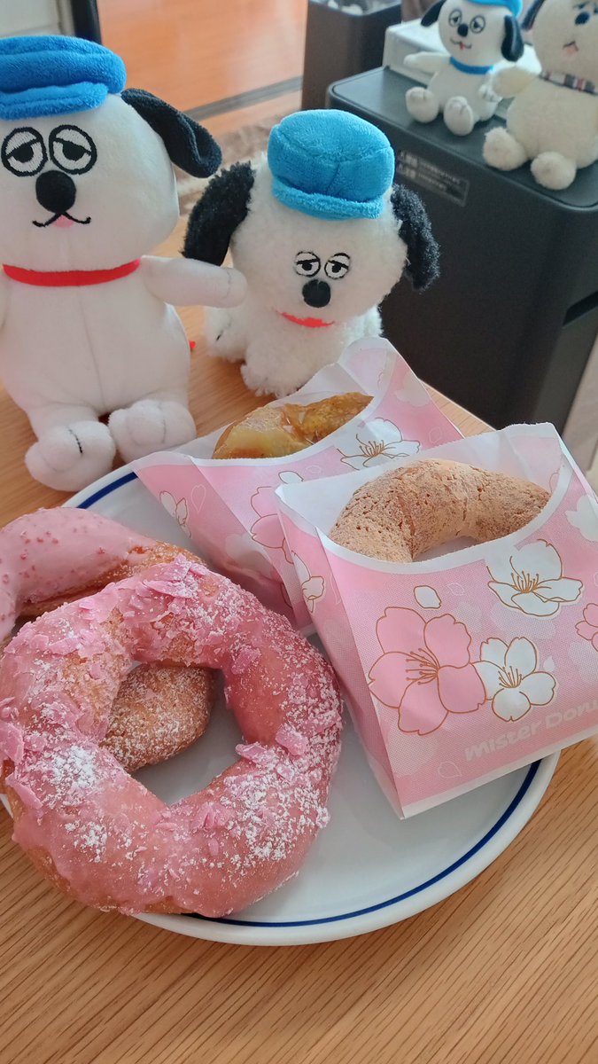 SHIGRE0519's tweet photo. ��スドの桜もちっとドーナツ🌸
美味しかったからまた食べたい😊 https://t.co/Lt8DqWGNAU