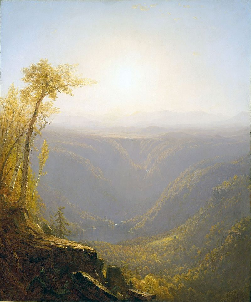 While Sanford Gifford certainly had an eye for colour and the atmospheric effects of light, refracte