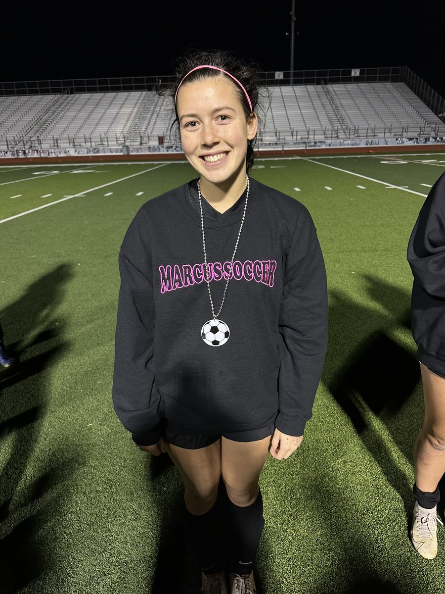 Carys Torgesen… our player of the game against Lewisville!

Great work Carys!! ❤️⚽️