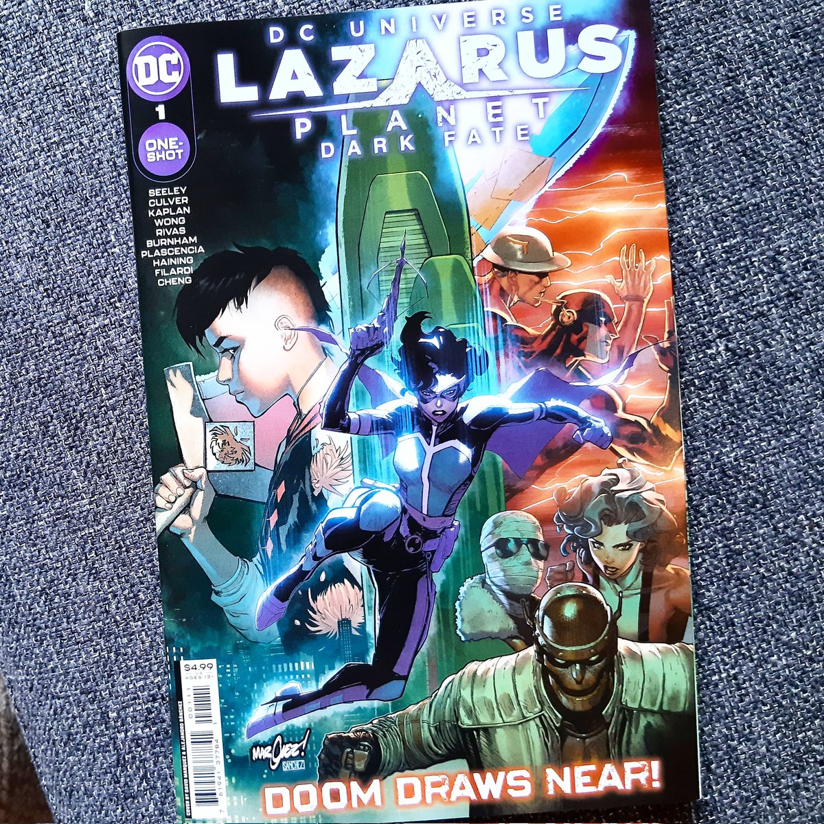 #DCUniverse #DCU #LazarusPlanet #DoomPatrol #Flash ⚡ #Huntress #Robotman #NegativeMan #ElastiGirl #DavidMarquez #AlejandroSánchez