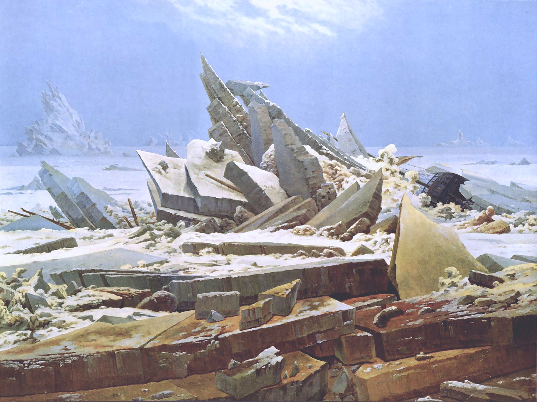 Here we see American Romanticism at its profoundest and most distinctive.

Casper David Friedrich, t