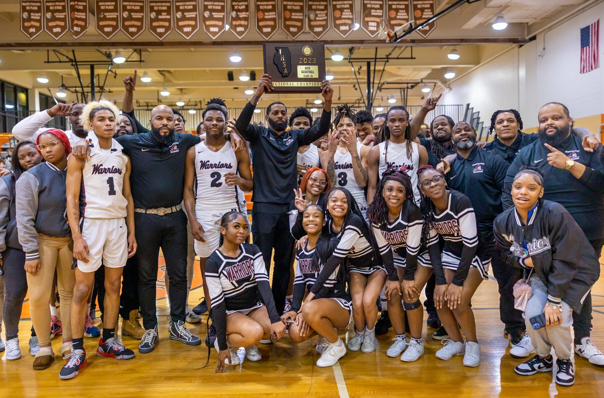 PCSWarriorsBB's tweet photo. 1st time in school history Perspectives-Leadership Warriors wins sectional championship!! #WarriorsNation https://t.co/5LvGkk22Hu