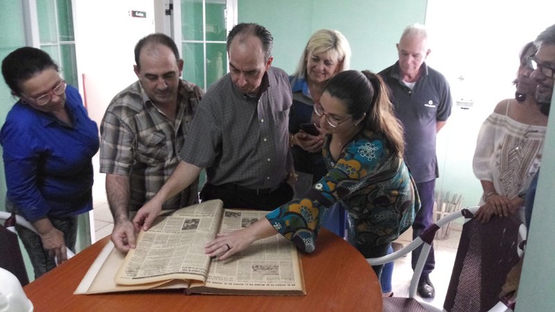 RPolancoF's tweet photo. Recorrido por medios de comunicación del municipio de Holguín: reencuentro con los años fundacionales de la formación profesional y revolucionaria.

#MejorEsPosible
https://t.co/rh7FvzqS5u https://t.co/13iokjiVoA
