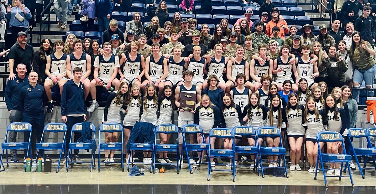 🏆 AREA CHAMPS 🏆

<a href="/KHSJacketsBball/">Kingfisher Jackets Basketball</a>   5⃣1⃣
🆚 
<a href="/NorthRockCreek/">North Rock Creek Public Schools</a> 3⃣6⃣

7th Straight State Tournament Appearance!