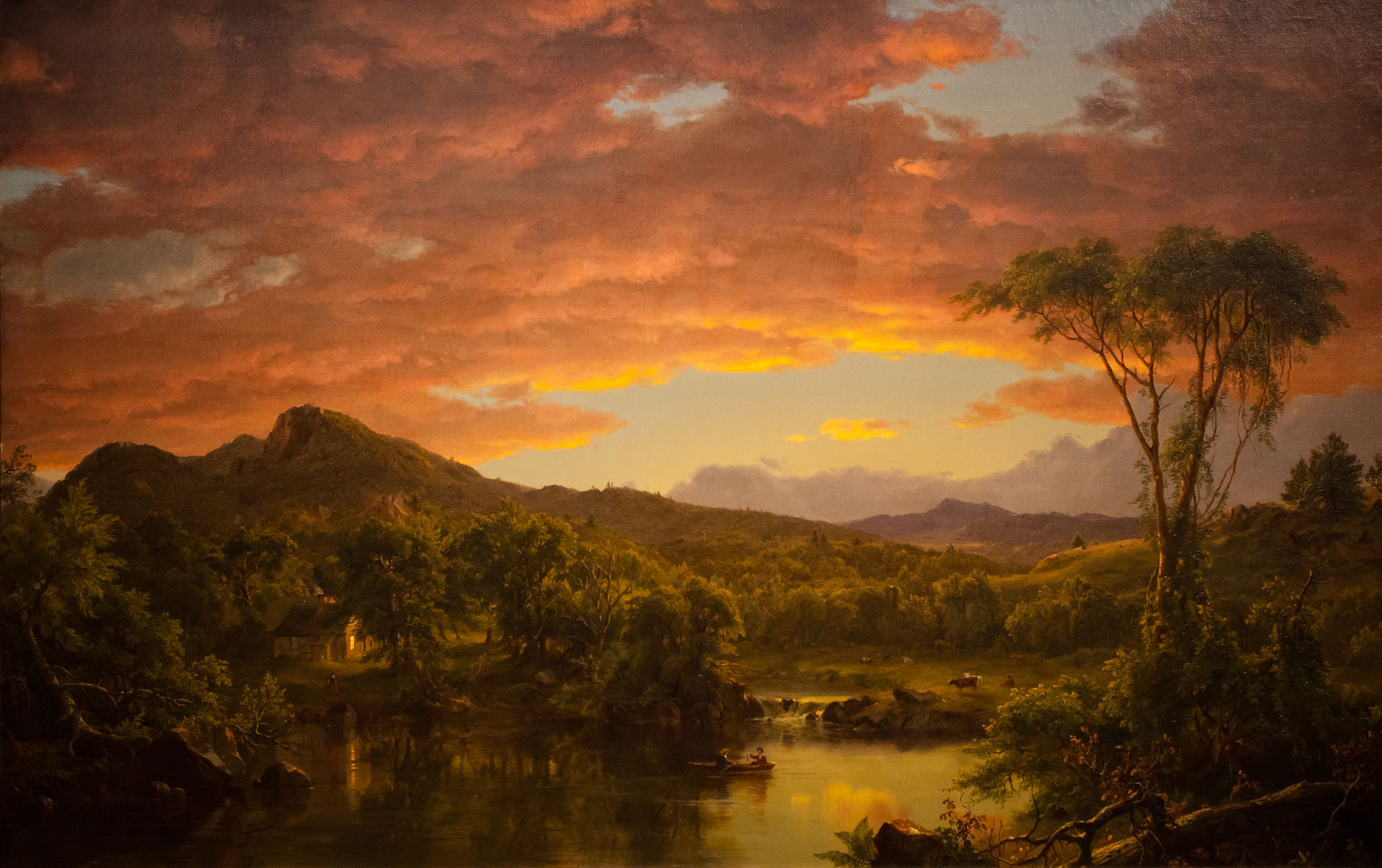 It was a subdued form of optimism, but optimism nonetheless.

Church and the Hudson River School sha