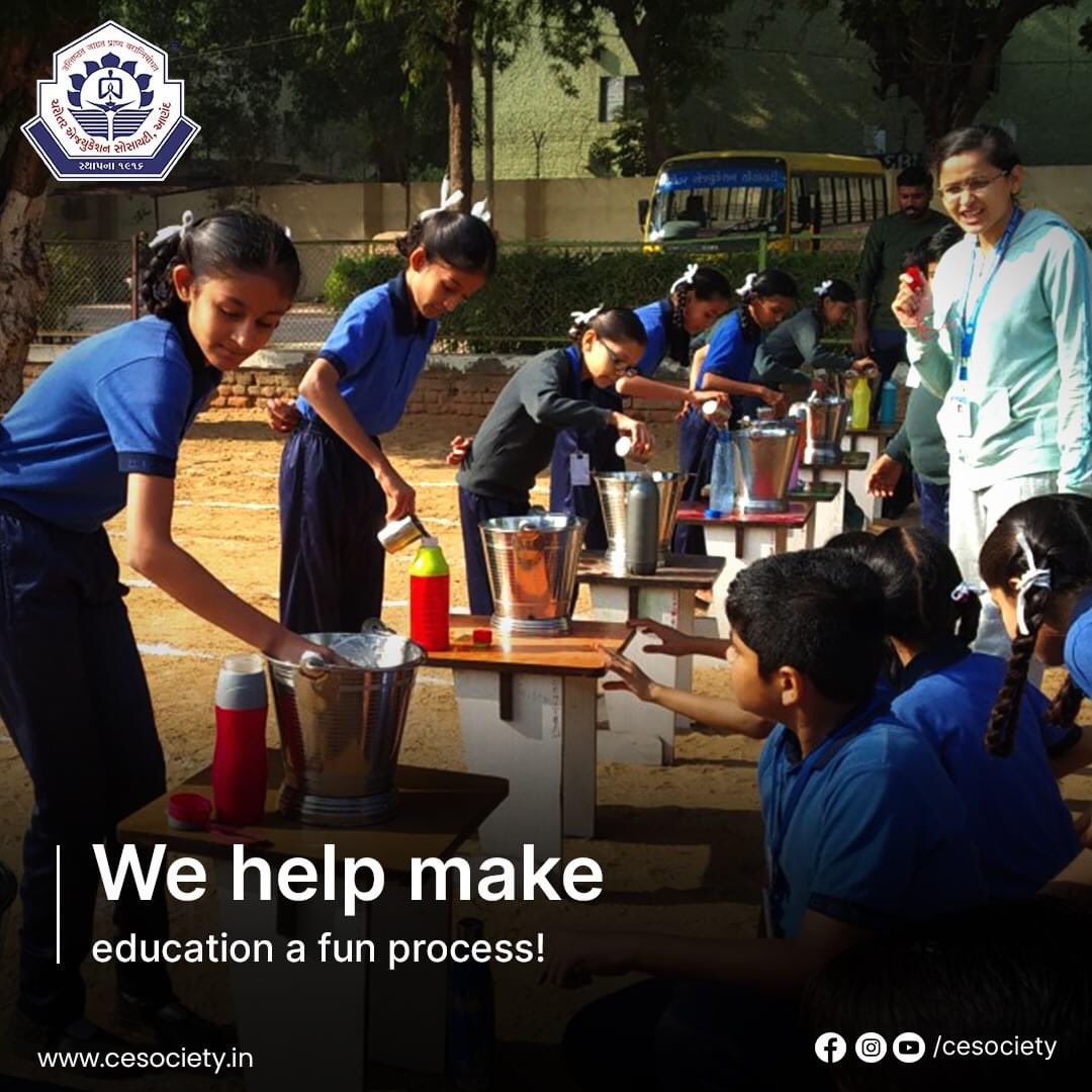 ces100anand's tweet image. When education feels like a game, the score becomes knowledge. #EducationIsFun #LearningIsWinning
.
~ ADMISSIONS OPEN ~
.
📞:- (02692) 243083, 240176
.
🌐 : cesociety.in
.
📍 : D.N. Highschool Campus, Station road, Anand
388001, Gujarat
.
.
#ces #school