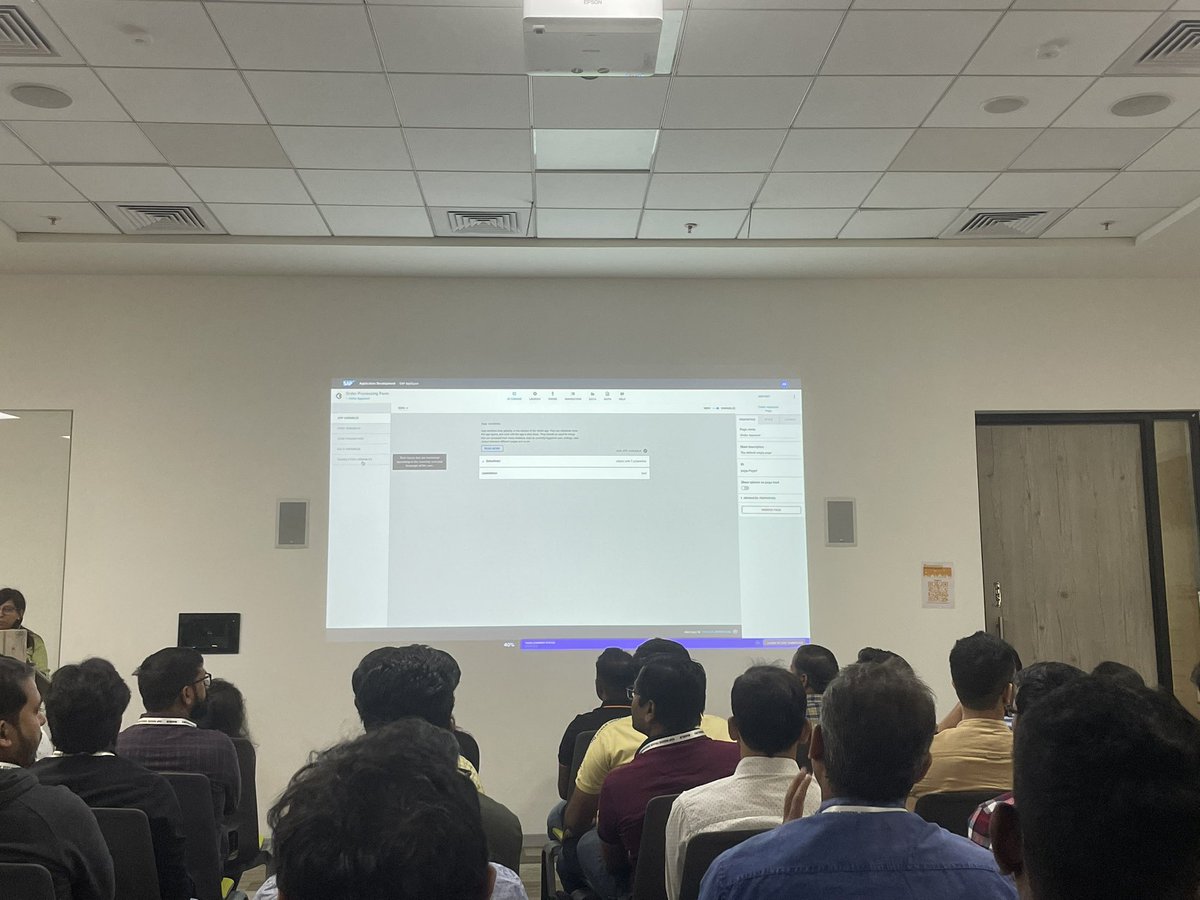 SriramK03320508's tweet image. Sap Build Session
#sitBLR #sapInsideTrack
#sapCommunity 
#SapLabsIndia