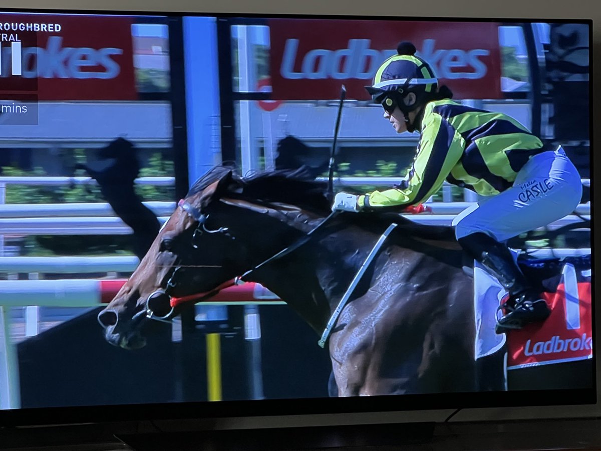 Winners are grinners! Great to see ⁦<a href="/Meagher1Chris/">Chris J Meagher</a>⁩ stable apprentice Melea Castle ⁦<a href="/meleacastle_/">Melea Castle</a>⁩ swamp them on #Trevelyan ⁦⁦<a href="/EagleFarmRacing/">Eagle Farm</a>⁩ 

Came from near last on turn - super patient ride! 🏆