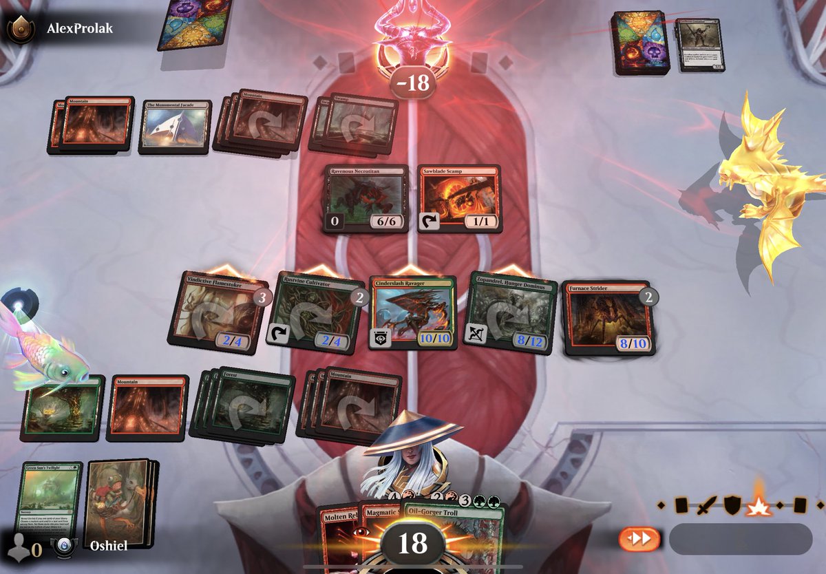 Not mad at this oil deck… #mtgone #phyrexiaallwillbeone