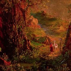 But there's always a risk of over-intellectualising art.

Perhaps Church simply loved the American l