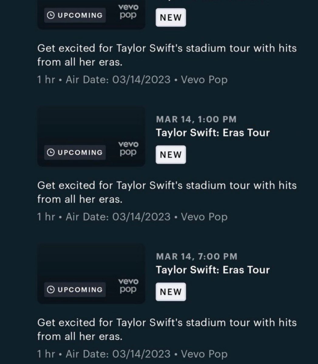 TheSwiftSociety's tweet photo. 🚨| @TaylorSwift13 will release The Eras Tour Series on Hulu https://t.co/KwtldH6IYW