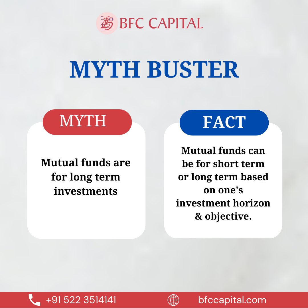 BFCCapital's tweet photo. Time to Know the Facts: Mutual Fund Investing is Key to Financial Growth.
Contact - +91-522-3514141
Email - customersupport@bfccapital.com
Website - https://t.co/I3kibALyLO
#mythbuster #mythfacts #InvestInELSS #ELSSMutualFunds #GrowYourWealth #MutualFunds #SIP #EquityFund https://t.co/20rIfaebXa