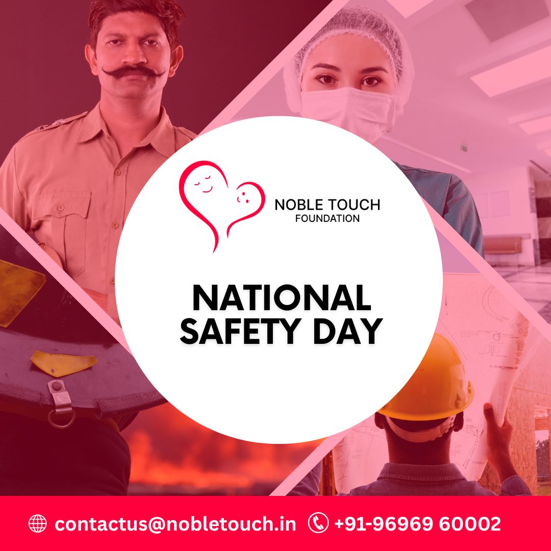 NobleTouchF's tweet photo. Let us honor and support those who work hard to keep us safe by donating to Noble Touch Foundation, which works towards providing basic healthcare, education, and women's empowerment. 

#NationalSafetyDay #NobleTouchFoundation #SafetyHeroes #DonateForACause #SafetyFirst https://t.co/6uWKCKU3xs