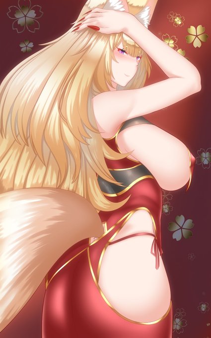 #千年戦争アイギス
手描き チャイナドレス カヨウ様 