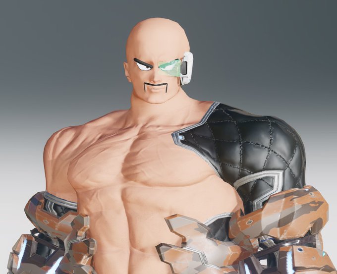 スカウターのとこ以外はすべてコスト2のドッキンハートでできています。(まゆ毛・目・ヒゲ)
#PSO2NGS
#PSO2NGS_SS
#メンテの日じゃないけどssを貼る 